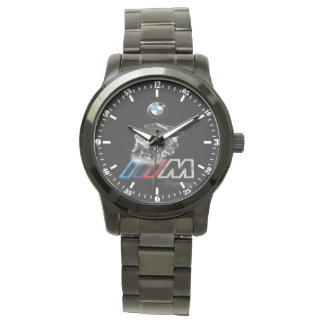 Neues BMW M5 Motor Edelstahl Quarzglas - Beobachte Armbanduhr