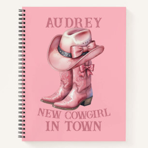 Neues Cowgirl in Town Notizbuch