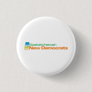 Neues Demokraten Logo Saskatchewans Button