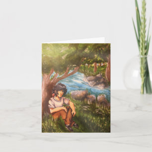 Neues Design! 2016 notecard by Mitzvahdigs Dankeskarte