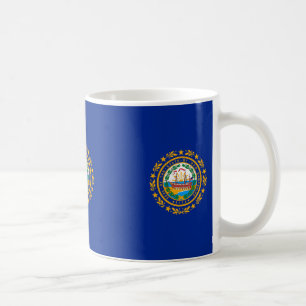 Neues Design der Hampshire State Flag Kaffeetasse