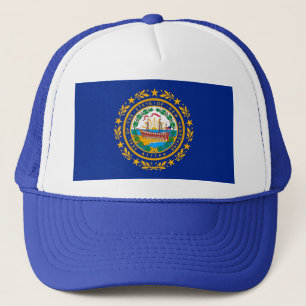 Neues Design der Hampshire State Flag Truckerkappe