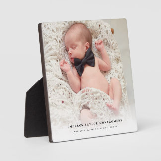 Neues Design für das neue Baby-Foto Fotoplatte
