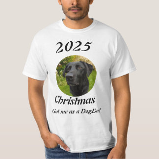 Neues DogDad-Weihnachtsfoto T-Shirt