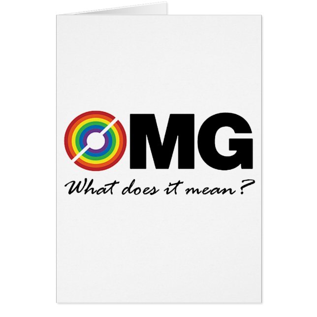 neues doppeltes Regenbogent-shirt omg, was es (Vorne)
