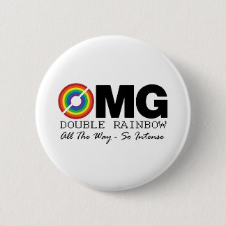 neues doppeltes Regenbogent-shirt omg, was es Button