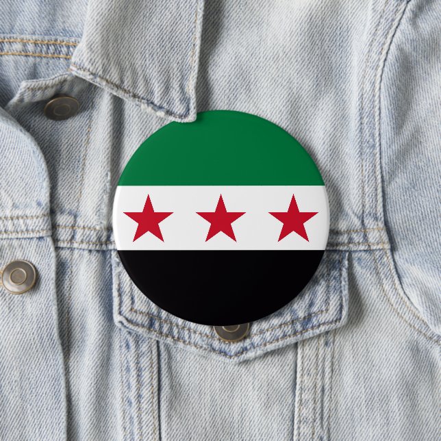 Neues Flaggensymbol in Syrien Button (Beispiel)