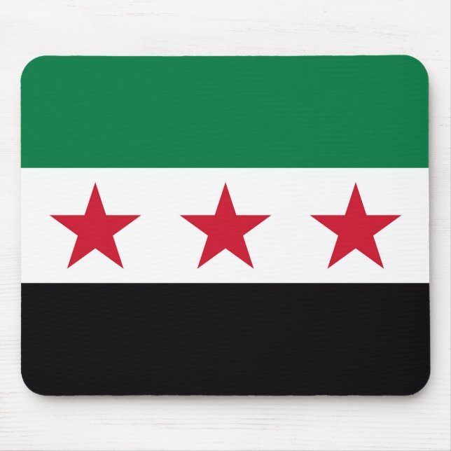 Neues Flaggensymbol in Syrien Mousepad (Vorne)