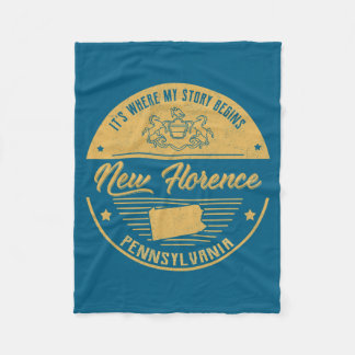 Neues Florenz Pennsylvania Hier Beginnt Meine Gesc Fleecedecke