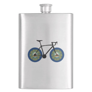 Neues Hampshire Flag Cycling Flachmann