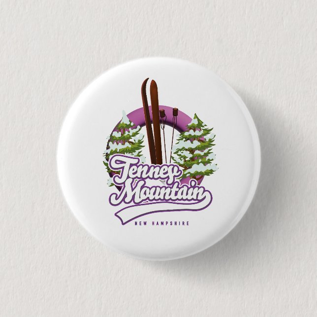 Neues hampshire-Logo auf dem Tenney-Berg Button (Vorderseite)