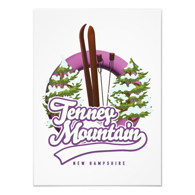 Neues hampshire-Logo auf dem Tenney-Berg Fotodruck (Vorne)