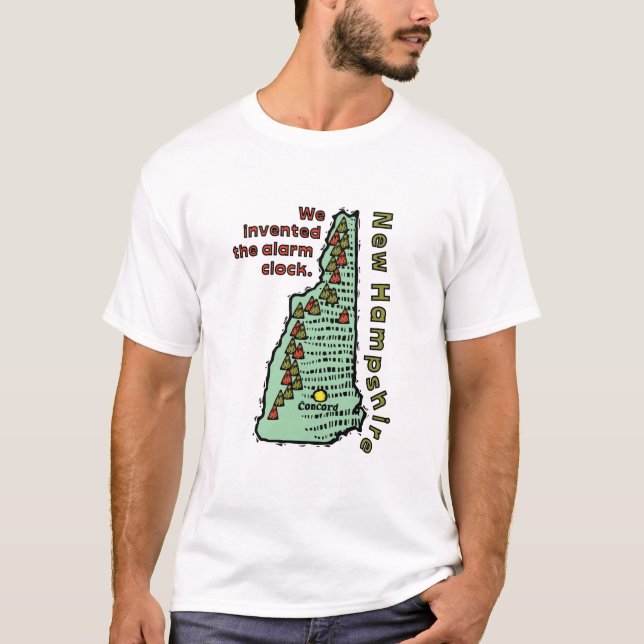 Neues Hampshire NH Motto ~ Wir erfinden den Alarm T-Shirt (Vorderseite)