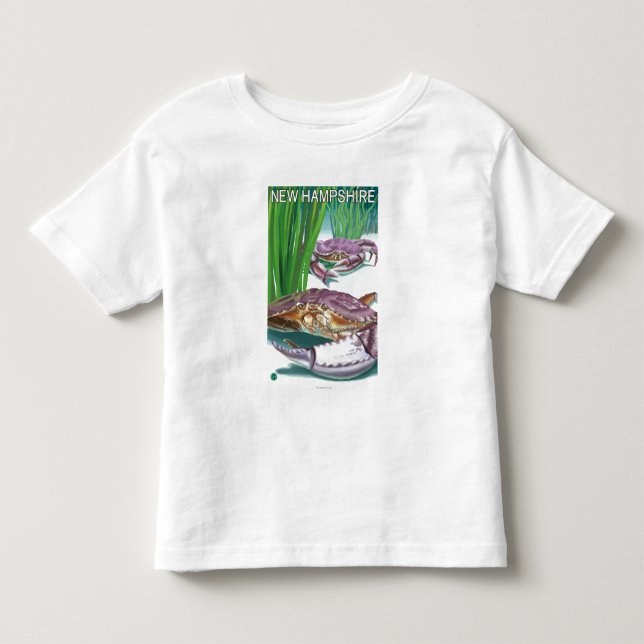 Neues HampshireCrab und Fischer Kleinkind T-shirt (Vorderseite)