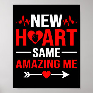 Neues Herz, gleiches erstaunliches Ich Herztranspl Poster