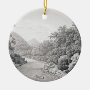 Neues Holland: Ansicht des Waragamba Flusses in Keramik Ornament