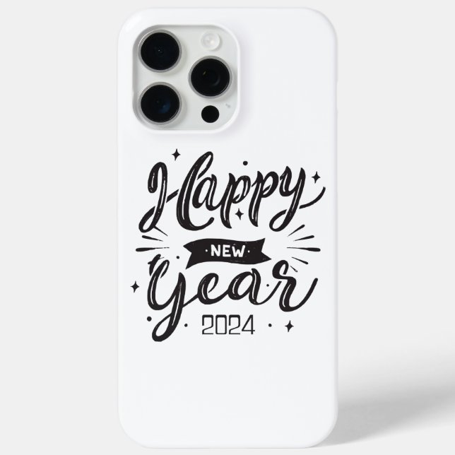 Neues Jahr 2024 Case-Mate iPhone Hülle (Rückseite)