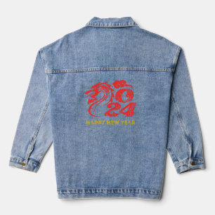 Neues Jahr 2024 Jeansjacke