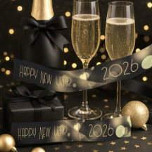 Neues Jahr 2026 mit goldenen Blasen