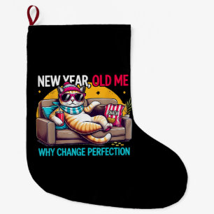 Neues Jahr altes Ich Warum Veränderung Perfektion  Großer Weihnachtsstrumpf