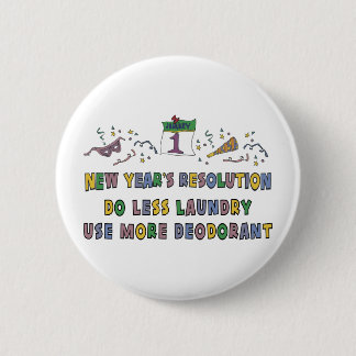 Neues Jahr-Beschlüsse-lustiges Geschenk Button