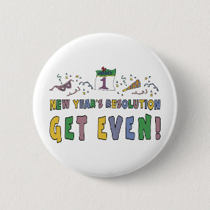 Neues Jahr-Beschlüsse-lustiges Geschenk Button