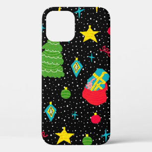 Neues Jahr glänzend nahtlos Muster mit Weihnachten Case-Mate iPhone Hülle