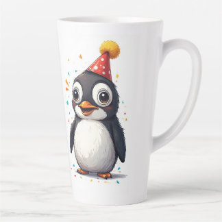 Neues Jahr, Liebe, Vögel, Pinguine Milchtasse