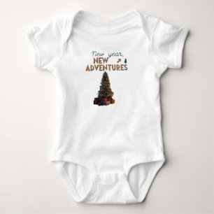Neues Jahr, neue Abenteuer Baby Bodysuit Strampler