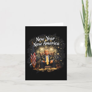 Neues Jahr Neue Amerika Frohes Neues Jahr Party 20 Karte