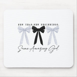Neues Jahr Neue Anfänge Derselbe Erstaunliche Gott Mousepad