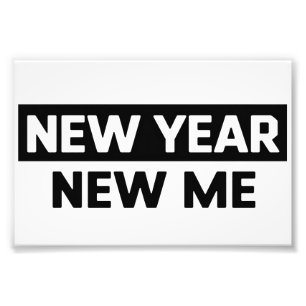 Neues Jahr Neue Ich Inspirierendes Motivationszita Fotodruck