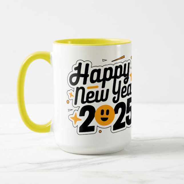 Neues Jahr, neue Tasse | Frohes neues Jahr 2025 (Links)