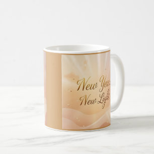 Neues Jahr, neues Licht” – Golden Dawn Sunrise Des Kaffeetasse