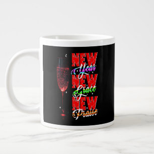 Neues Jahr Neues Lob Jumbo-Tasse