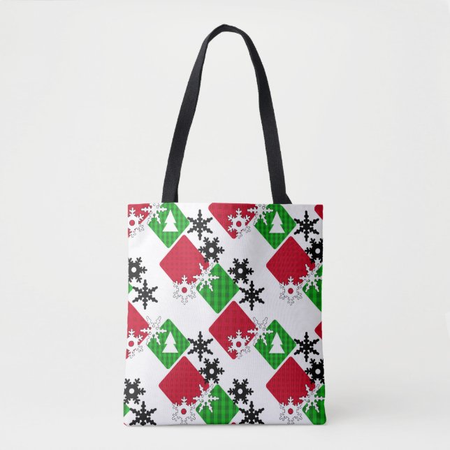 Neues Jahr, Weihnachten, Weihnachten, Weihnachten Tasche (Vorderseite)