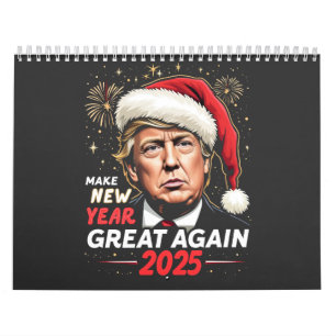 Neues Jahr wieder großartig 2025 Trump am Neuen Ab Kalender