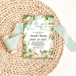 Neues Kapitel Babydusche Einladung