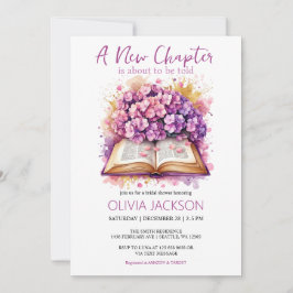 Neues Kapitel beginnt Bridal Dusche Einladung