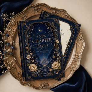 Neues Kapitel beginnt Fantasy Verzauberte Brautpar Einladung