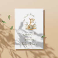Neues Kapitel Beginnt Giraffe Storybook Baby Willk
