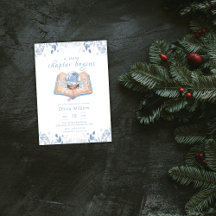 Neues Kapitel Beginnt Winter-Schneeball-Baby-Party