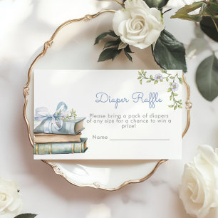 Neues Kapitel Blue Bow Diaper Gewinnspiel Begleitkarte