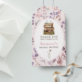 Neues Kapitel Brautparty Wasserfarbe, Wildblume Geschenkanhänger