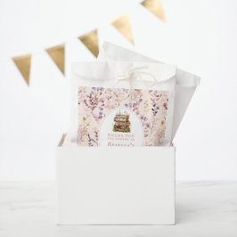Neues Kapitel Brautparty Wasserfarbe, Wildblume Geschenktütchen