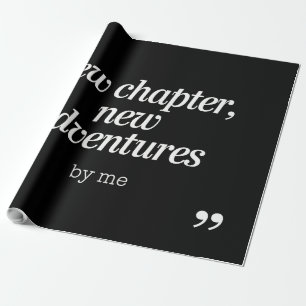 Neues Kapitel, Neues Adventures Design von mir Geschenkpapier