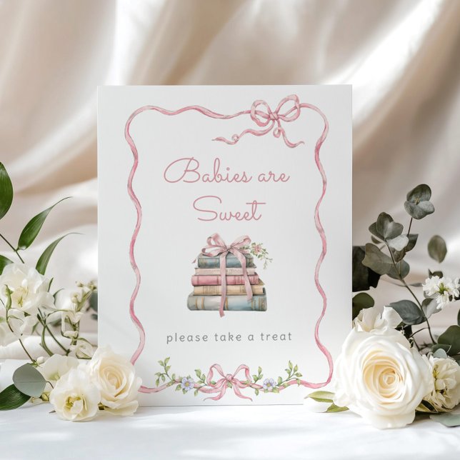 Neues Kapitel Rosa Bogen Babys sind süß Poster (Von Creator hochgeladen)