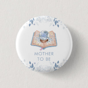 Neues Kapitel Snowball Mutter-To-Be-Baby-Party  Button
