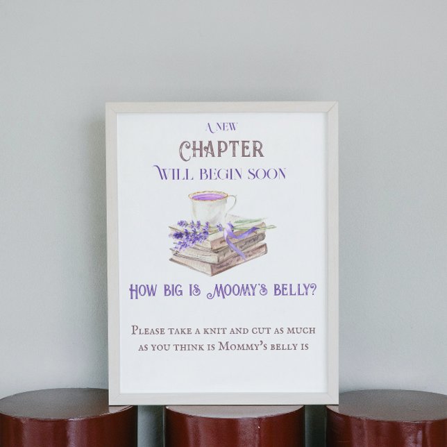 Neues Kapitel Storybook Ratschläge Wie Babydusche  Poster (Von Creator hochgeladen)