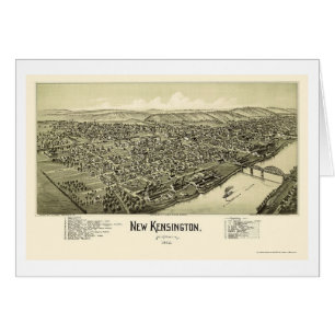 Neues Kensington, panoramische Karte PAs - 1902